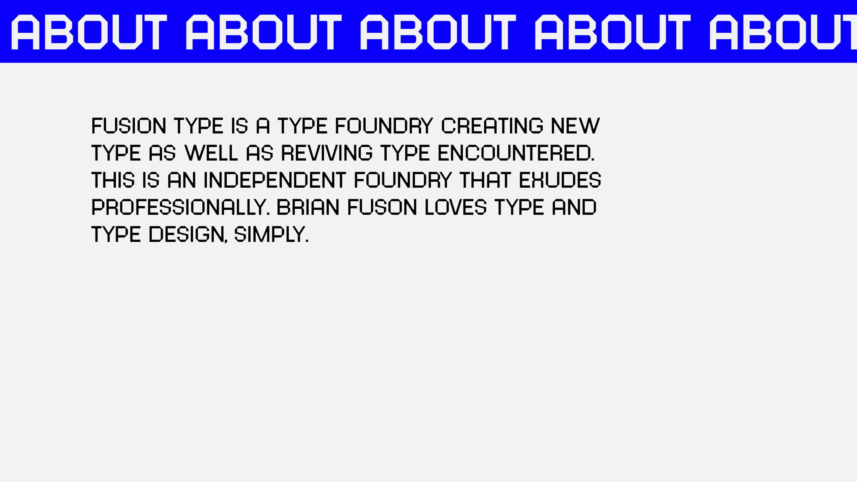 Fusion Type Brand Guide