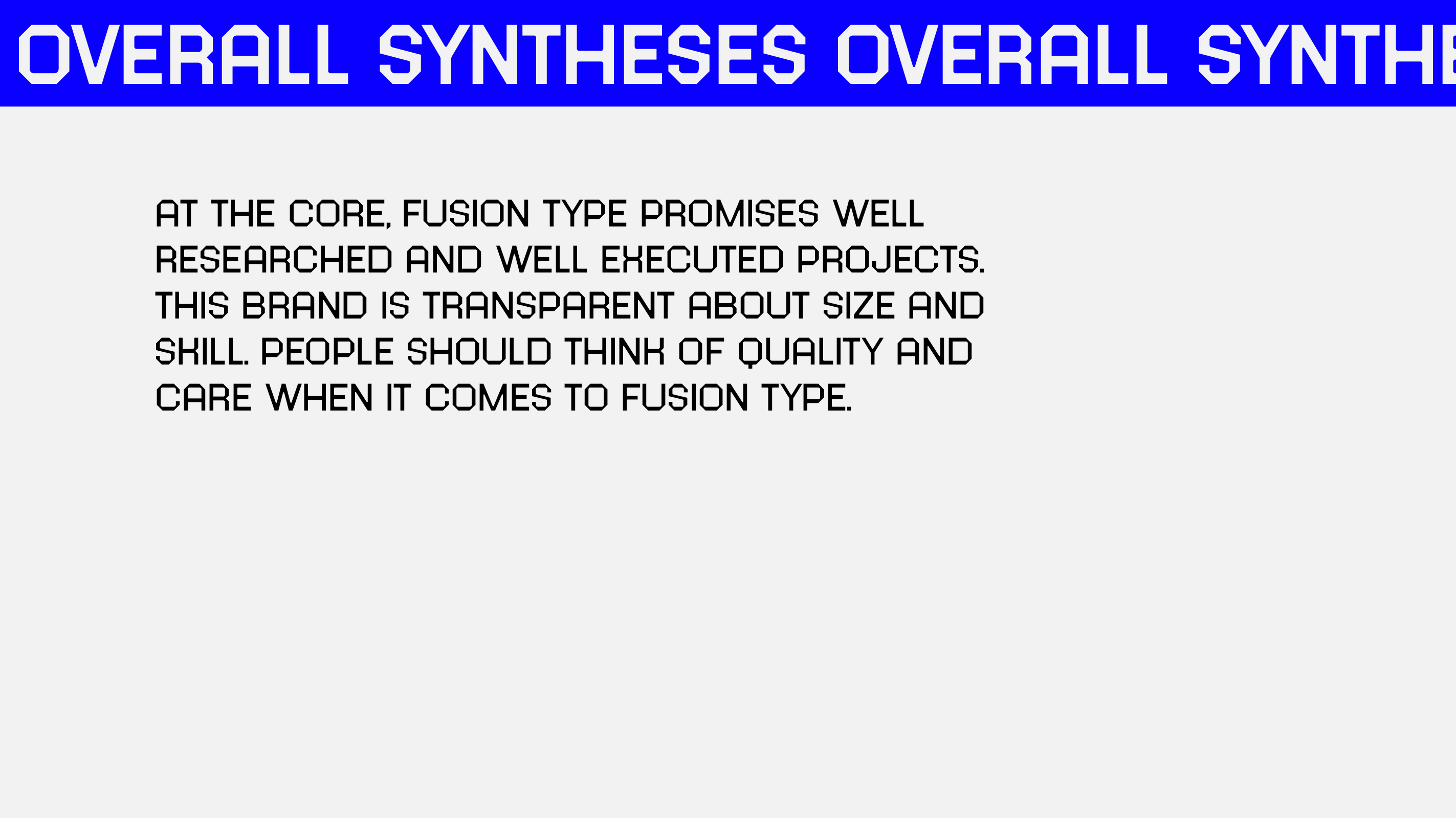 Fusion Type Brand Guide