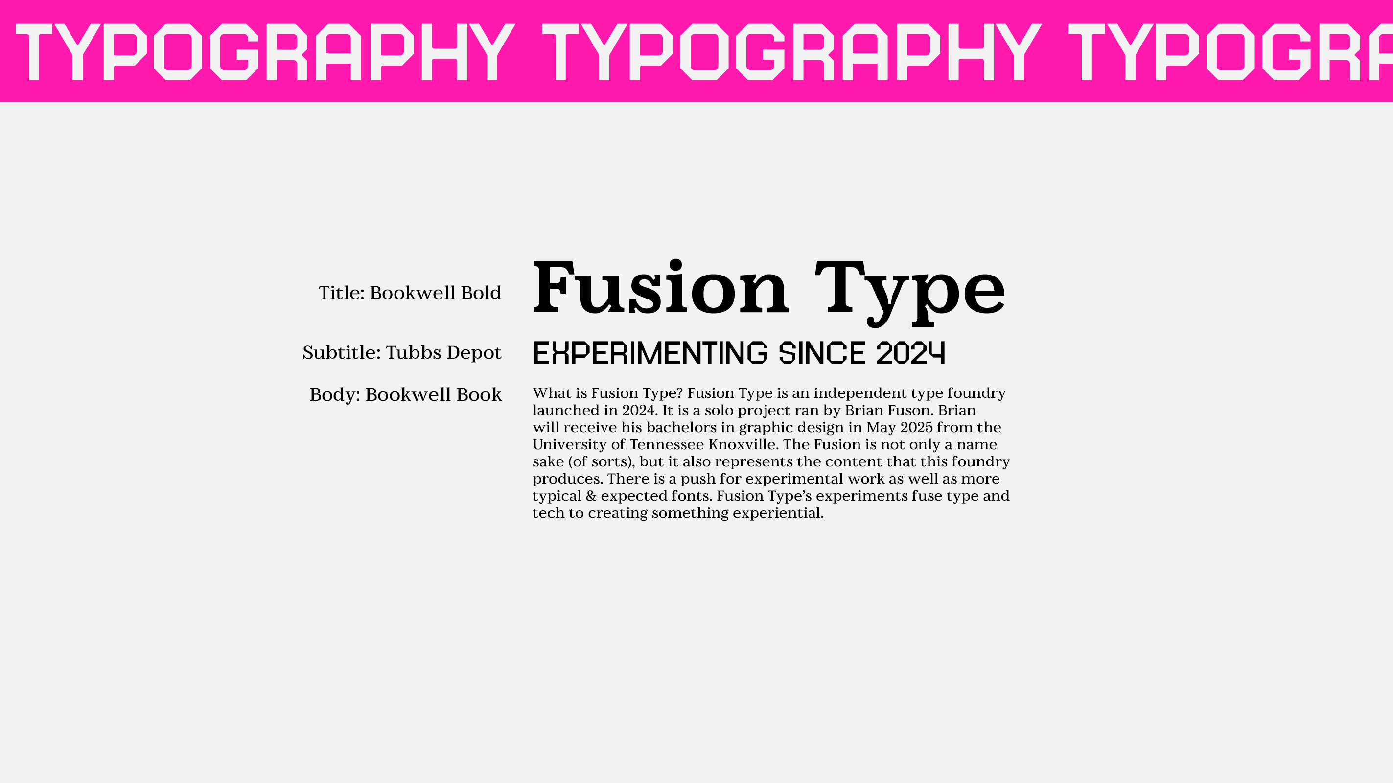 Fusion Type Brand Guide